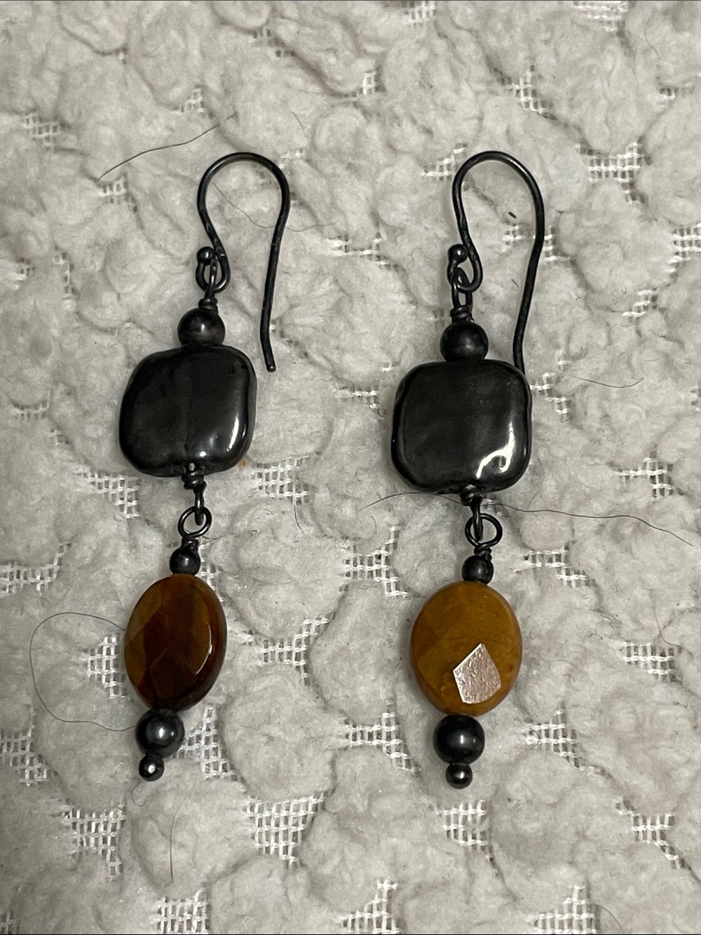 Silpada Sterling Amber Drop Earrings - Women's Jewelry- new